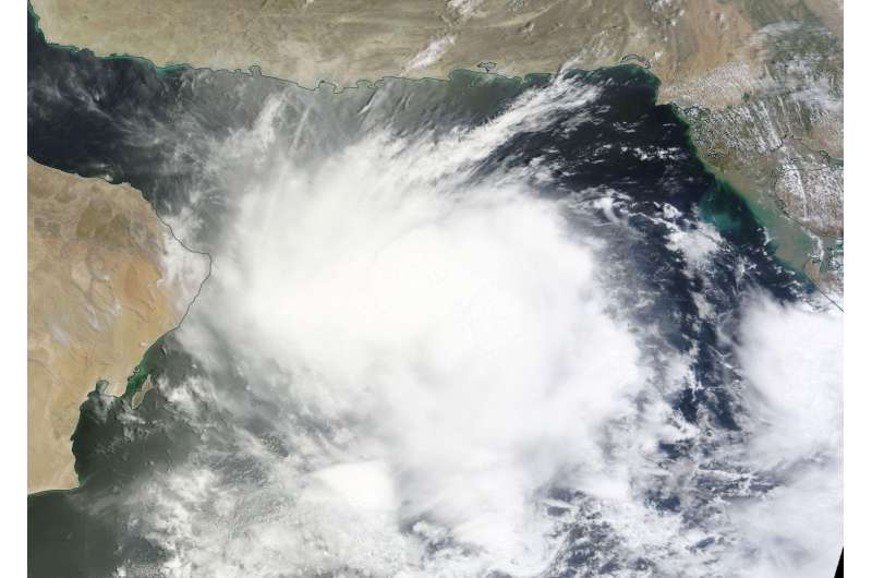 NASA spots Tropical Cyclone 02A develop in Arabian Sea