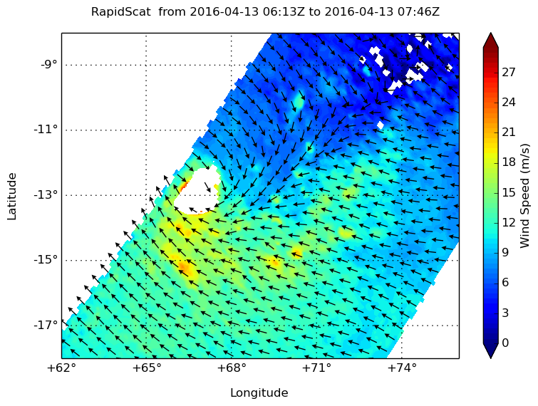 NASA's satellites see Fantala intensifying as it moves west
