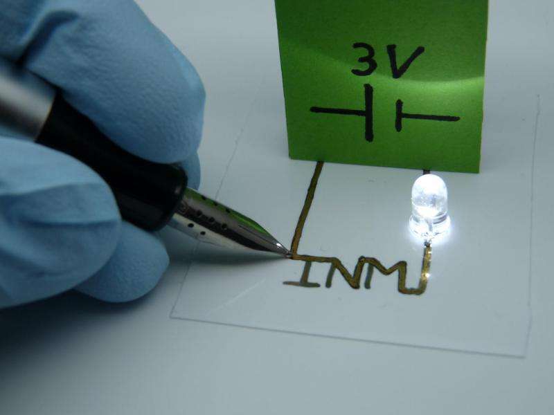 New hybrid inks permit printed, flexible electronics without sintering