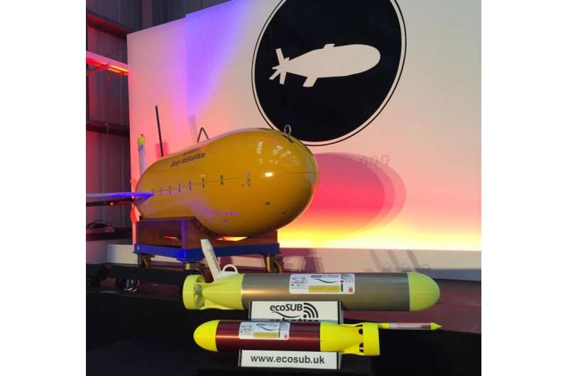 New mini robot sub unveiled at the National Oceanography Centre