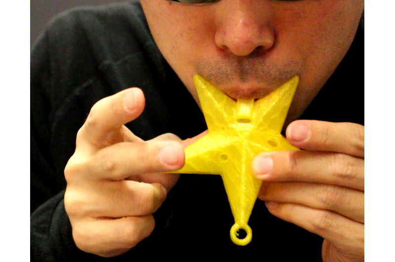 New 'printone' tool allows users to create 3-D printed wind instruments in any shape or form