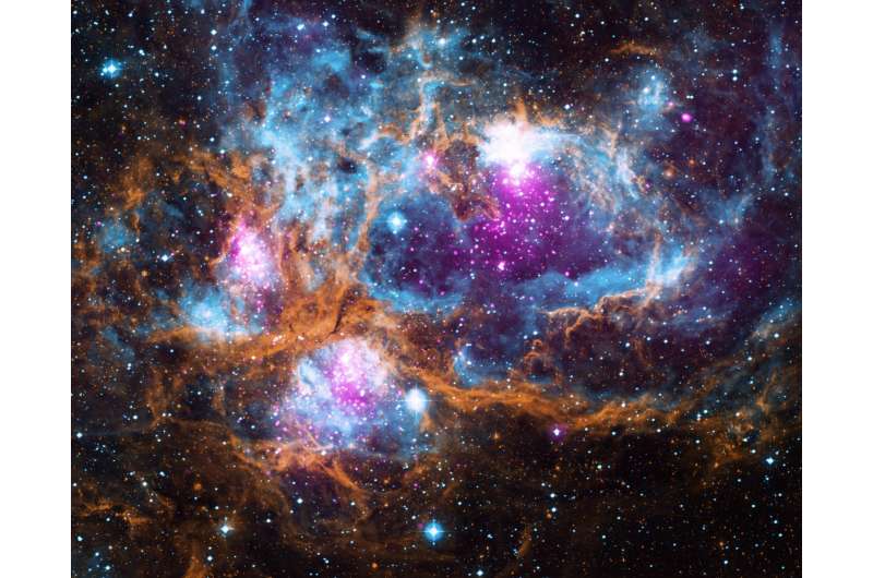 NGC 6357: Cosmic 'winter' wonderland
