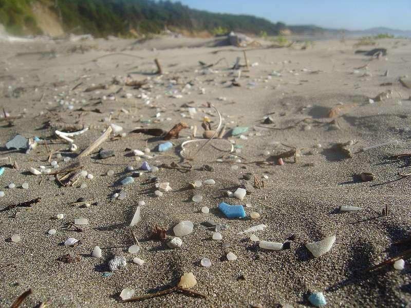 Ocean microplastics pop up on south-west beaches