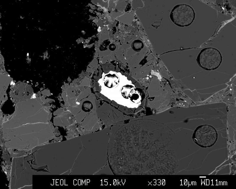 Opal discovered in Antarctic meteorite