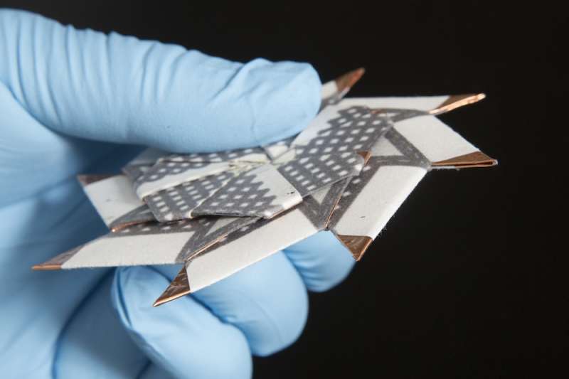 Origami ninja star inspires new battery design