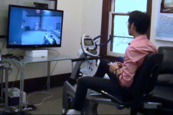 Pedalling into video game future