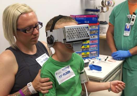 Pediatric clinic tests virtual reality for hemophilia patients during procedures
