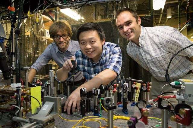 Physicists use multicolored laser light to study atoms critical to medicine