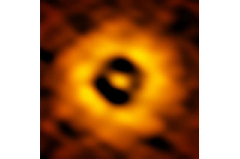 Planet formation in Earth-like orbit around a young star