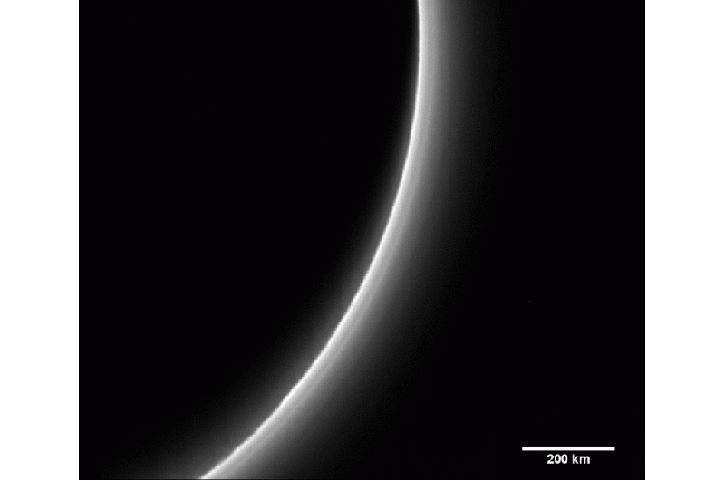 Pluto’s haze varies in brightness