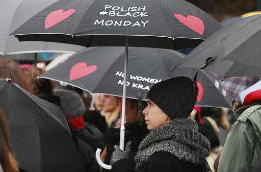 Poles protest plan to ban abortion of unviable fetuses