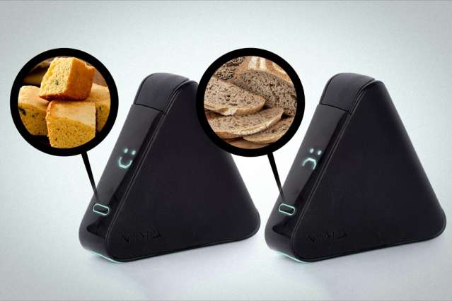 Portable sensor detects trace amounts of gluten in food at restaurants