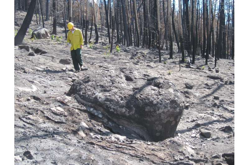 Post-wildfire erosion can be major sculptor of forested western mountains