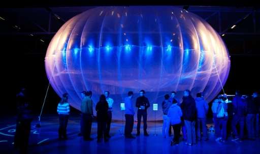 Project Loon balloons will fly twice as high as commercial airliners and will be barely visible to the naked eye