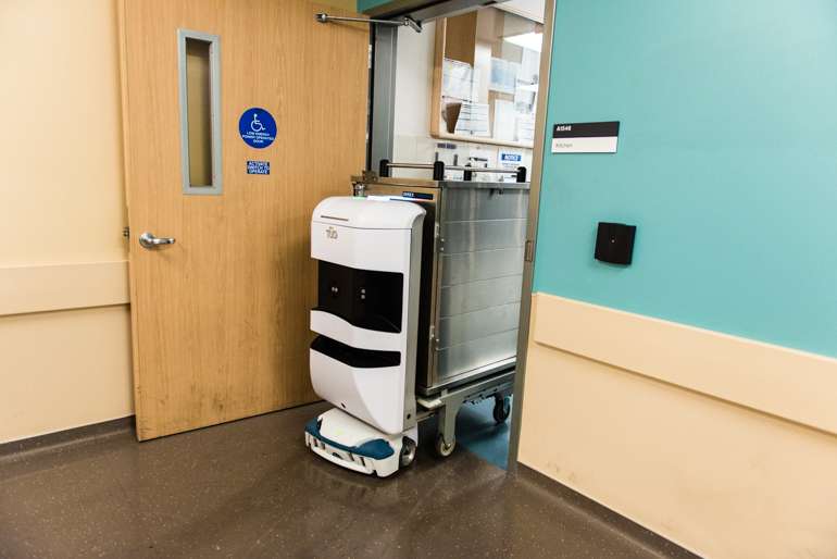 R2D2's next assignment: hospital orderly