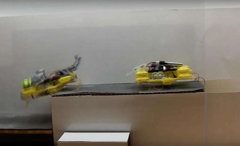 Roach-like robots run, climb and communicate with people
