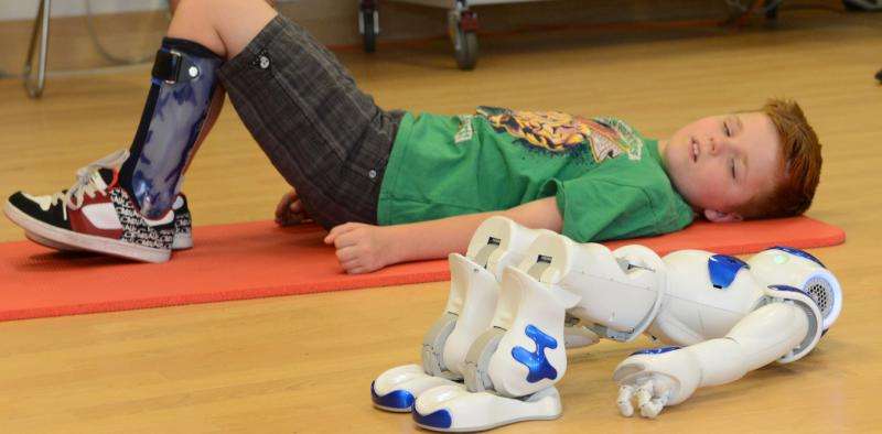 Robots can help young patients engage in rehab