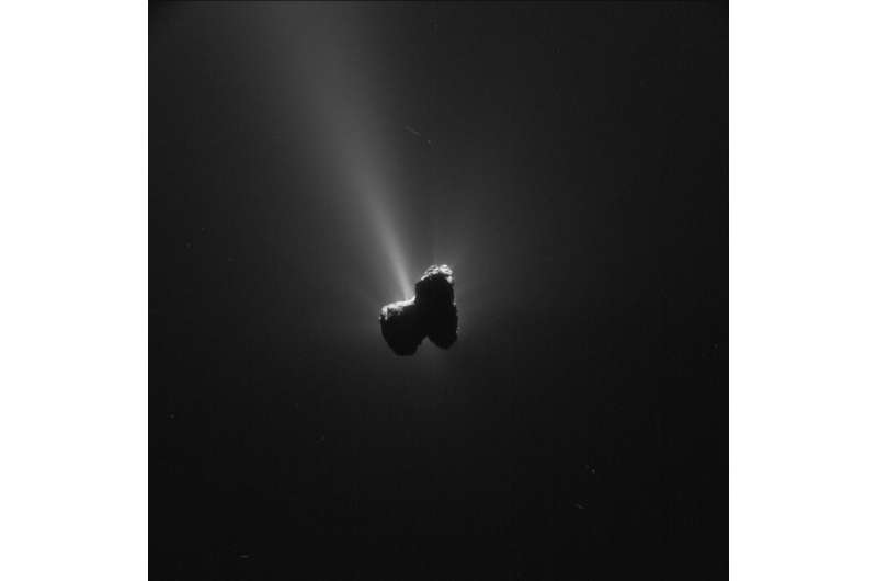 Rosetta measures production of water at comet over two years