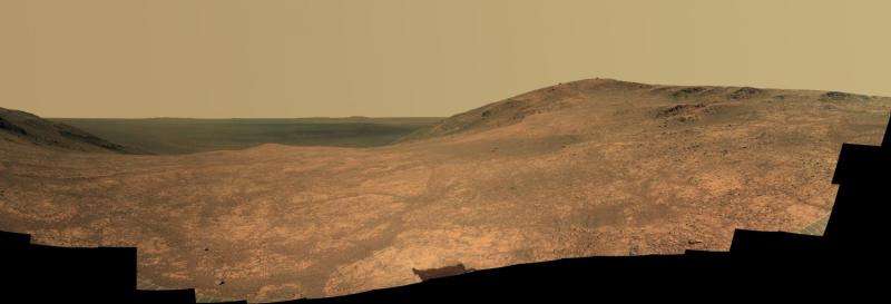 Rover Opportunity wrapping up study of Martian valley