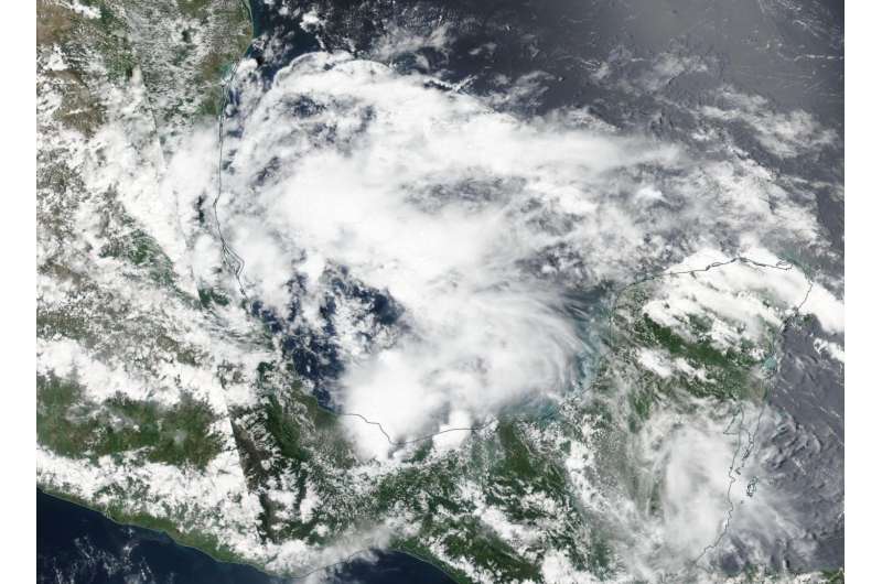 Satellites sees Tropical Storm Danielle born along Mexico coast