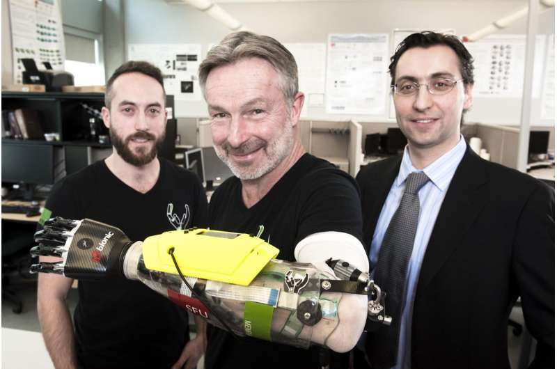 SFU researchers build a better bionic hand