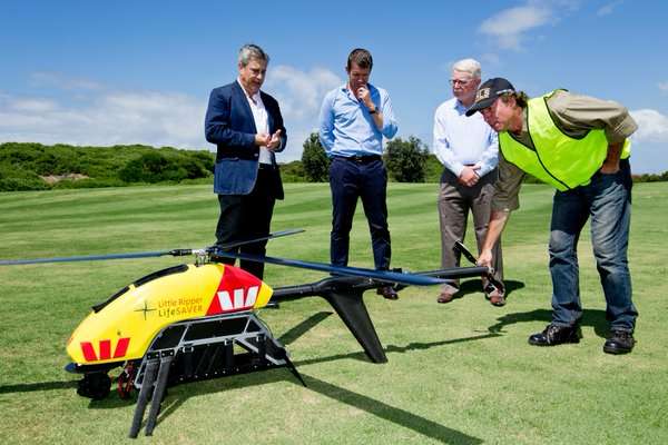 Shark-hunting drone to relay info to emergency services