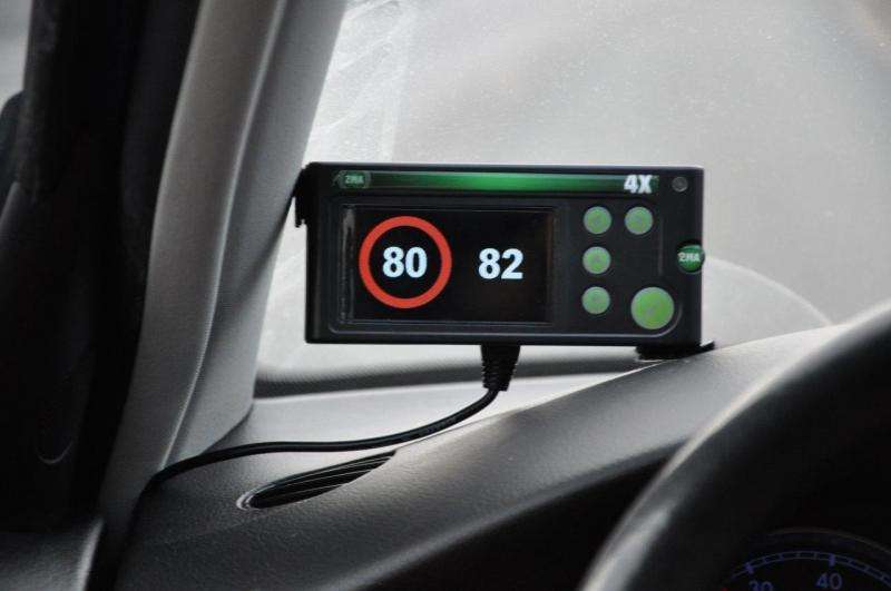 Speed warning system saves lives and reduces emissions