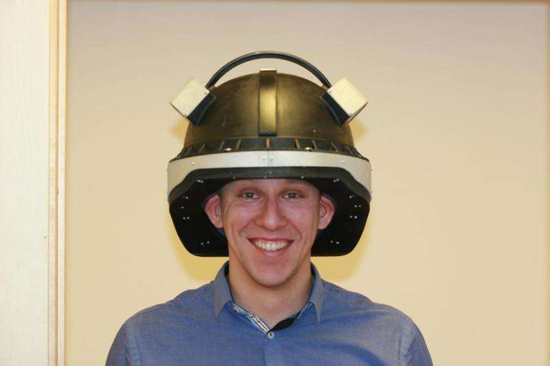 "Star Wars" helmet for detecting concussion