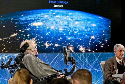 Stephen Hawking joins futuristic bid to explore outer space (Update)