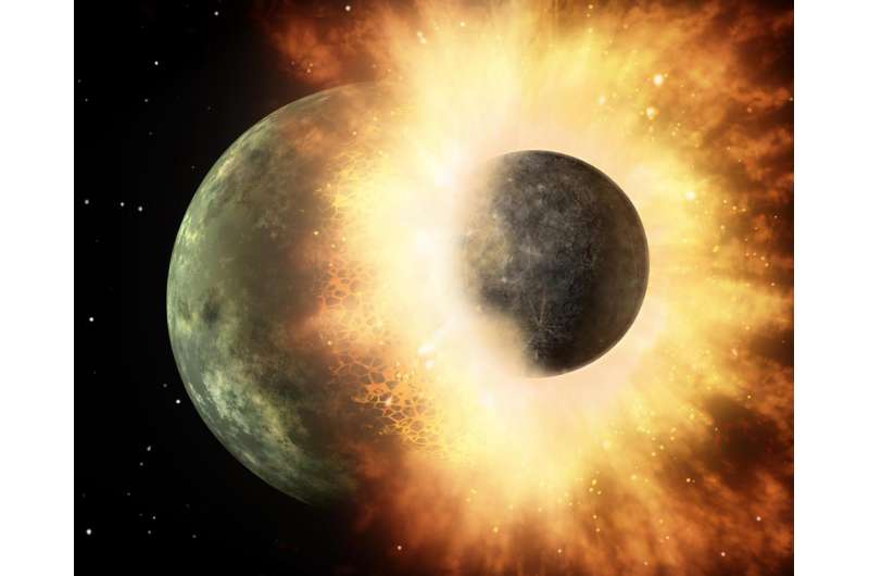 Study: Earth's carbon points to planetary smashup