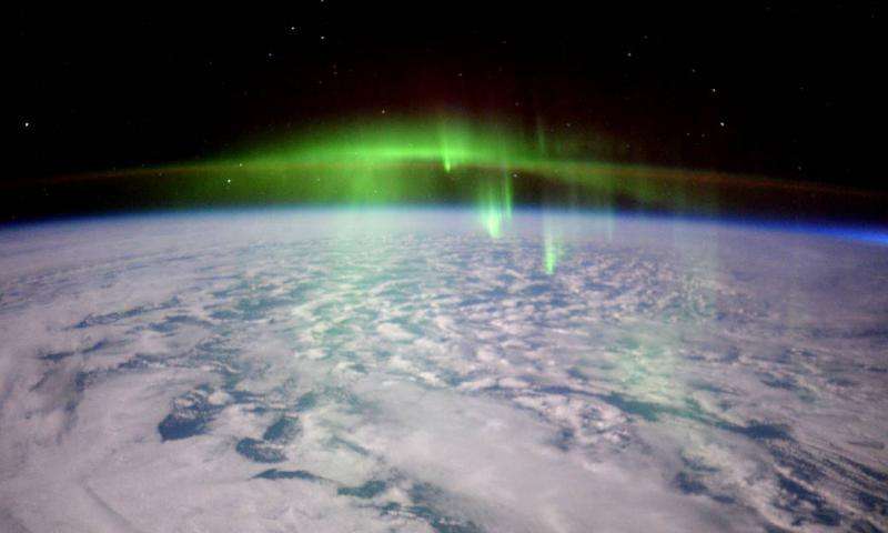 Stunning auroras from the space station in ultra HD
