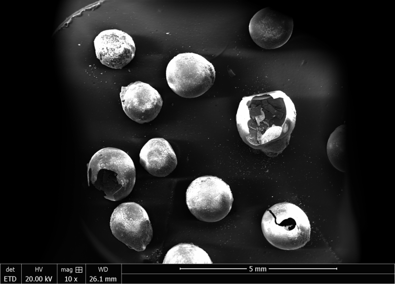 Sugar-based carbon hollow spheres that mimic moth eyes