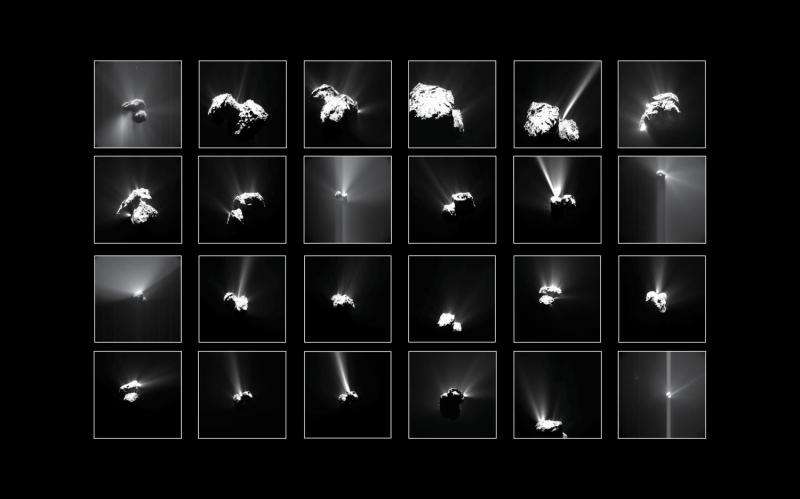 Summer fireworks on Rosetta’s comet