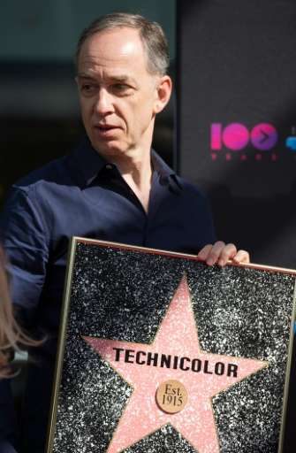 Technicolor CEO Frederic Rose attends a ceremony honoring the company's 100th anniversary, in Hollywood
