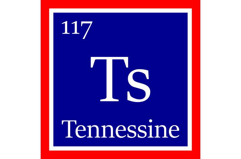 'Tennessine' acknowledges state institutions' roles in element's discovery