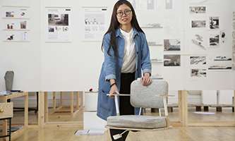 The anti-slouching chair which creates a positive mental attitude