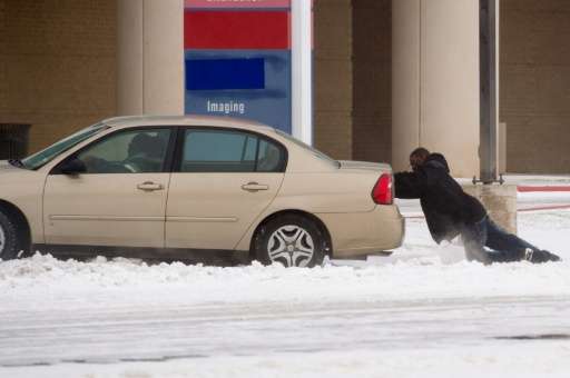 The brutal winter storm dumped heavy snow on the northern part of Texas on December 26