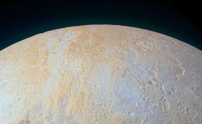 The frozen canyons of Pluto’s north pole