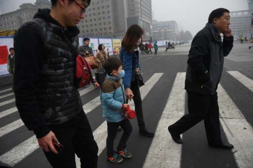 The streets of Shijiazhuang, population 10.7 million, reeked of coal smoke on Wednesday