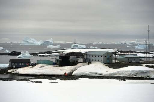 The Vernadsky Research Base, an Ukrainian Antarctic Station at Marina Point on Galindez Island, Antarctica