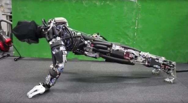 This robot can work up a sweat doing pushups