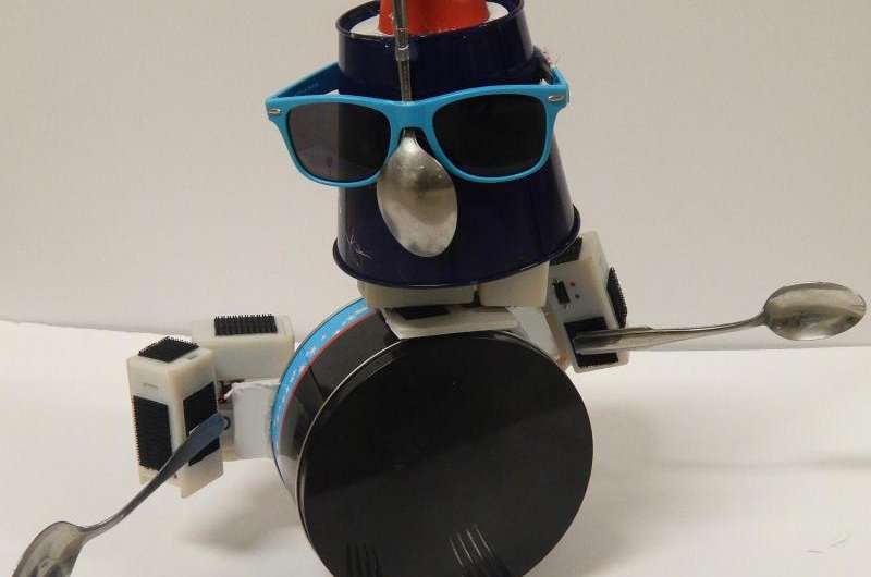 Toy-building kit allows children to create robots and control them remotely