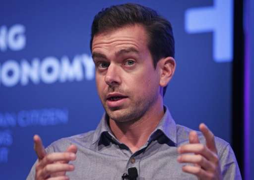Twitter Chairman Jack Dorsey, seen on September 17, 2013 in Detroit, Michigan, confirmed that some top managers &quot;have chose