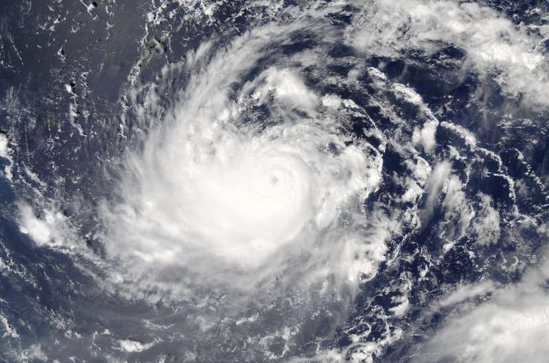 Typhoon Lionrock's intensification seen by NASA's GPM