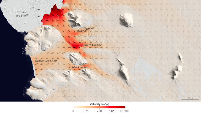 UCI and NASA document accelerated glacier melting in West Antarctica