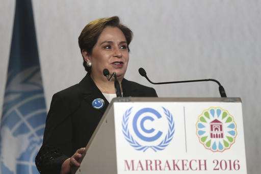 UN climate chief: No doubt world will shift to low emissions
