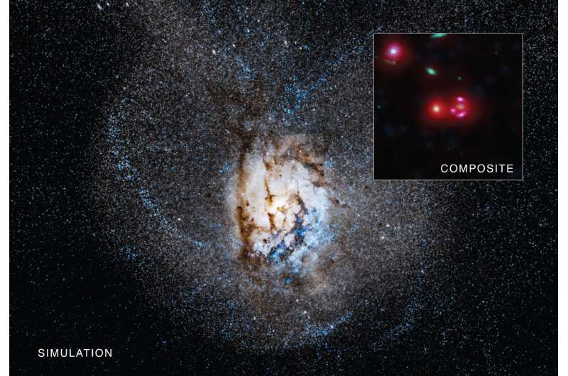 Under construction: Distant galaxy churning out stars at remarkable rate