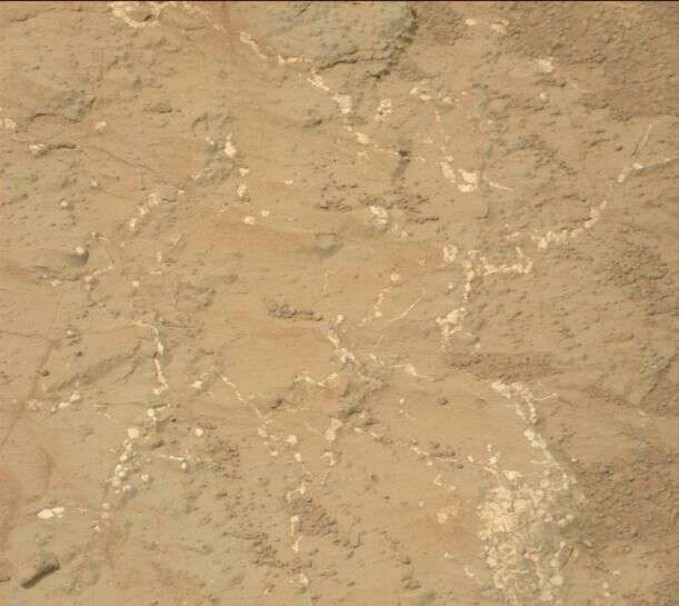 Veins on Mars were formed by evaporating ancient lakes