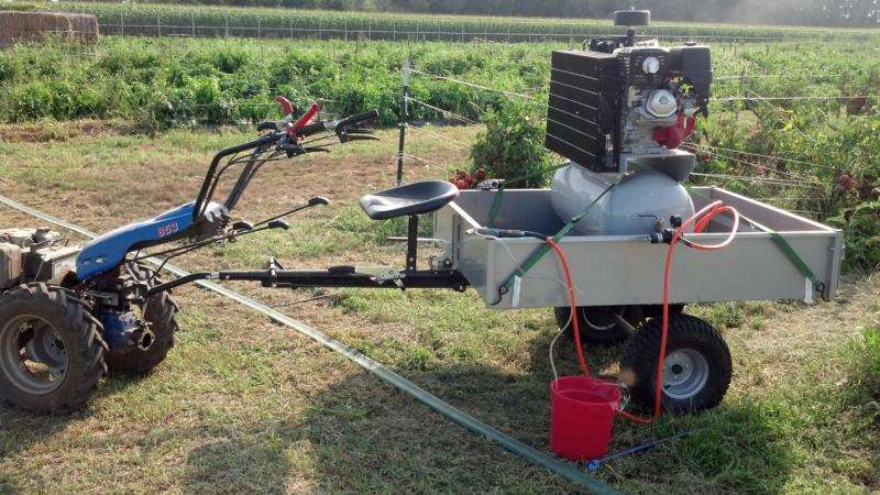 Weed blasting offers new control method for organic farmers