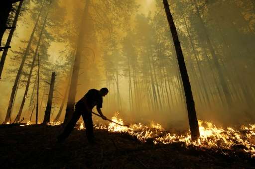 Wildfires left to burn out of control are consuming millions of hectares of pristine Boreal forests in Russia